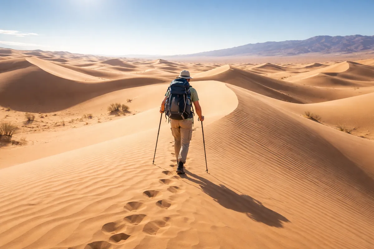 Combien de temps faut-il pour traverser le désert à pied